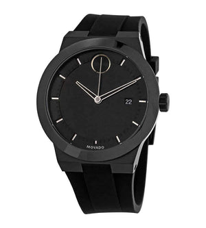 Movado Bold Fusion Black Dial Black Rubber Strap Watch for Men - 3600621 Authentic Buy Shop Now