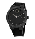Movado Bold Fusion Black Dial Black Rubber Strap Watch for Men - 3600621 Authentic Buy Shop Now