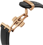 Daniel Wellington Iconic Motion Black Dial Rubber Strap Watch For Women - DW00100426 Authentic Buy Shop Now