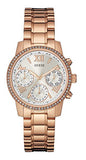 Guess Mini Surprise Analog Silver Dial Rose Gold Steel Strap Watch For Women - W0623L2 Authentic Buy Shop Now