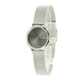 Calvin Klein Minimal Grey Dial Silver Mesh Bracelet Watch for Women - K3M231Y3 Authentic Buy Shop Now