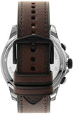 Fossil Dillinger Chronograph White Dial Brown Leather Strap Watch for Men - FS5674 Authentic Buy Shop Now