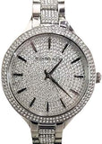 Michael Kors Runway Crystals Silver Dial Silver Steel Strap Watch for Women - MK3822 Authentic Buy Shop Now
