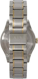 Armani Exchange Nico Analog Black Dial Two Tone Steel Strap Watch For Men - AX2336 Authentic Buy Shop Now