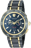 Versace V Extreme Pro Two Tone Dial Stainless Steel Strap Watch for Men - VCN040017 Authentic Buy Shop Now