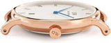 Daniel Wellington Dapper York White Dial Brown Leather Strap Watch For Women - DW00100093 Authentic Buy Shop Now