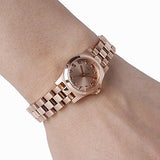 Marc Jacobs Dinky Rose Gold Dial Rose Gold Steel Strap Watch for Women - MBM3200 Authentic Buy Shop Now