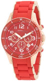 Marc Jacobs Rock Chronograph Red Dial Red Silicone Strap Watch for Women - MBM2577 Authentic Buy Shop Now