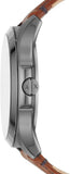 Armani Exchange Hampton Chronograph Grey Dial Brown Leather Strap Watch For Men - AX2414 Authentic Buy Shop Now