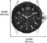 Guess Oasis Black Dial Black Rubber Strap Watch for Men - W0366G1 Authentic Buy Shop Now