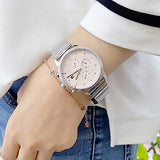 Tommy Hilfiger Blake Pink Dial Silver Steel Strap Watch for Women - 1781904 Authentic Buy Shop Now