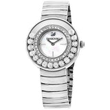 Swarovski Lovely Crystal Mother of Pearl Dial Silver Steel Strap Watch for Women - 1160307 Authentic Buy Shop Now
