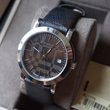 Burberry Smoked Brown Dial Brown Leather Strap Watch for Women - BU1775 Authentic Buy Shop Now