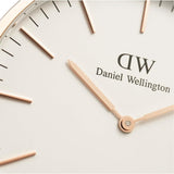 Daniel Wellington Classic Cambridge White Dial Two Tone NATO Strap Watch For Men - DW00100003 Authentic Buy Shop Now
