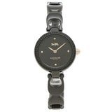 Coach Park Swarovski Crystals Black Dial Black Steel Strap Watch for Women - 14503564 Authentic Buy Shop Now