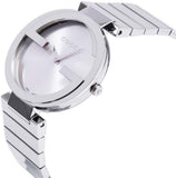 Gucci G Interlocking Silver Dial Silver Steel Strap Watch For Women - YA133308 Authentic Buy Shop Now