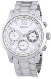 Guess Sunrise Multifunction Quartz White Dial Silver Steel Strap Watch For Women - W0330L3 Authentic Buy Shop Now