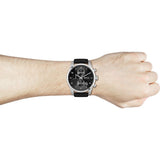 Hugo Boss Skymaster Black Dial Black Leather Strap Watch for Men - 1513782 Authentic Buy Shop Now