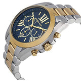 Michael Kors Bradshaw Blue Dial Two Tone Steel Strap Watch for Women - MK5976 Authentic Buy Shop Now