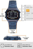 Fossil Retro Analog-Digital Black Dial Blue Steel Strap Watch for Men - FS5896 Authentic Buy Shop Now