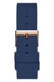 Guess G Twist White Dial Blue Silicone Strap Watch For Women - W0911L6 Authentic Buy Shop Now