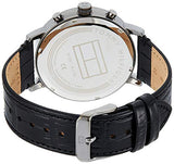Tommy Hilfiger Evan Black Dial Black Leather Strap Watch for Men - 1710395 Authentic Buy Shop Now