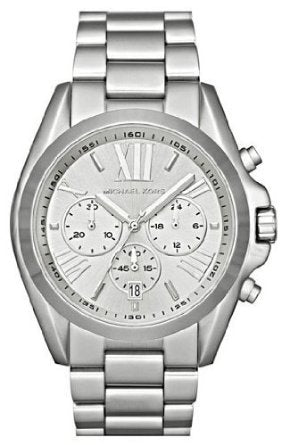 Michael Kors Bradshaw Silver Dial Silver Steel Strap Watch for Men - MK5535 Authentic Buy Shop Now