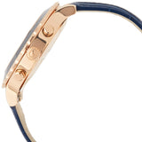Swarovski Octea Lux Chrono Blue Dial Blue Leather Strap Watch for Women - 5563480 Authentic Buy Shop Now