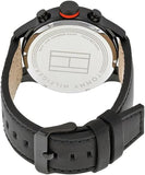 Tommy Hilfiger Trent Multifunction Black Dial Black Leather Strap Watch for Men - 1791136 Authentic Buy Shop Now