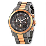 Michael Kors Runway Chronograph Grey Dial Two Tone Steel Strap Unisex Watch - MK8189 Authentic Buy Shop Now