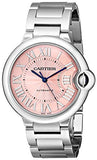 Cartier Ballon Bleu De Cartier Pink Dial Silver Steel Strap Watch for Women - W6920041 Authentic Buy Shop Now