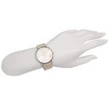 Coach Perry Silver DIal White Leather Strap Watch for Women - 14503116 Authentic Buy Shop Now