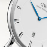 Daniel Wellington Dapper Cornwall White Dial Blue Nylon Strap Watch For Men - DW00100262 Authentic Buy Shop Now