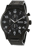 Hugo Boss Chronograph Black Dial Black Steel Strap Watch for Men - 1513180 Authentic Buy Shop Now