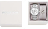 Michael Kors Melissa Quartz Silver Dial Silver Steel Strap Watch for Women - MK1055 Authentic Buy Shop Now