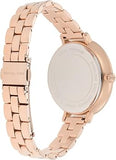 Michael Kors Charley Three-Hand Analog Rose Gold Dial Rose Gold Steel Strap Watch for Women - MK4400 Authentic Buy Shop Now