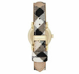 Burberry The City Diamonds Mother of Pearl Dial Brown Leather Strap Watch for Women - BU9226 Authentic Buy Shop Now
