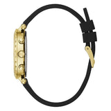 Guess Solstice Green Dial Black Rubber Strap Watch for Women - GW0113L1 Authentic Buy Shop Now