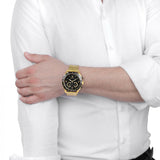 Maserati Traguardo 45mm Quartz Gold Black Dial Watch For Men - R8873612010 Authentic Buy Shop Now