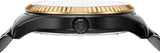 Michael Kors Lexington Quartz Black Dial Two Tone Steel Strap Watch For Men - MK8948 Authentic Buy Shop Now