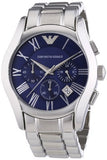 Emporio Armani Classic Blue Dial Silver Steel Strap Watch For Men - AR1635 Authentic Buy Shop Now