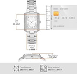 Michael Kors Emery Three-Hand Crystals White Dial Silver Steel Strap Watch for Women - MK4642 Authentic Buy Shop Now