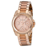Michael Kors Blair Rose Gold Dial Rose Gold Steel Strap Watch for Women - MK5613 Authentic Buy Shop Now