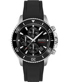 Hugo Boss Admiral Black Dial Black Silicone Strap Watch for Men - 1513912 Authentic Buy Shop Now