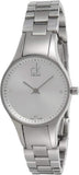 Calvin Klein Simplicity White Dial Silver Steel Strap Watch for Women - K4323101 Authentic Buy Shop Now