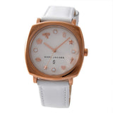 Marc Jacobs Mandy White Dial White Leather Strap Watch for Women - MJ8678 Authentic Buy Shop Now
