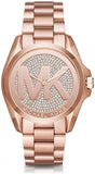 Michael Kors Bradshaw Rose Gold Dial Rose Gold Steel Strap Watch for Women - MK6437 Authentic Buy Shop Now
