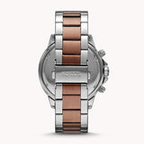 Fossil Bannon Multifunction Brown Dial Two Tone Steel Strap Watch for Men - BQ2502 Authentic Buy Shop Now