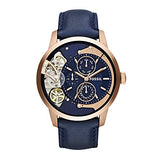 Fossil Townsman Twist Skeleton Blue Dial Blue Leather Strap Watch for Men - ME1138 Authentic Buy Shop Now