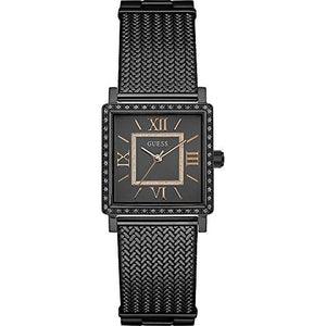 Guess Highline Black Dial Black Mesh Bracelet Watch for Women - W0826L4 Authentic Buy Shop Now